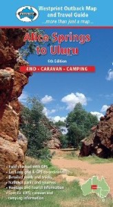 Alice Springs to Uluru Map & Guide - Westprint