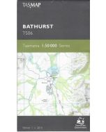 Bathurst Tasmap 50k topo map