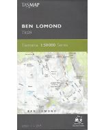 Ben Lomond Topographic Map TK09 - Tasmap