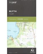 Blyth 50k Topographic Map - TC09 Tasmap