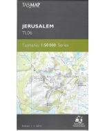 Jerusalem Tasmap 50k topo map