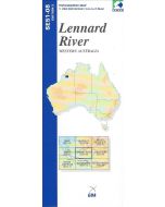 Lennard River 250k topo map