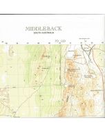 Middleback 50k topo map