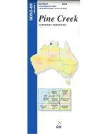 Pine Creek topo map