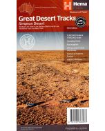 Great Desert Tracks Simpson Desert Map Hema Maps