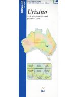 Urisino Topo Map 1:250k Geoscience Australia