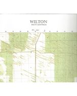 Wilton topo map