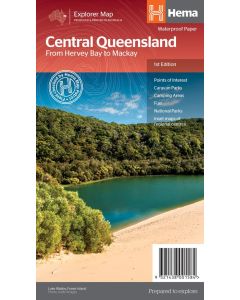 Central  Queensland Map - Hema