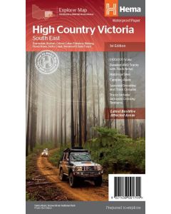 High Country South East Map - Hema Maps