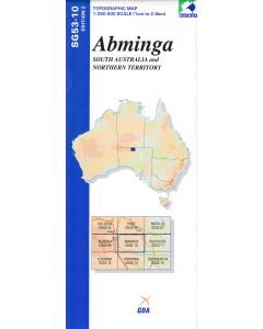 Abminga Topographic Map