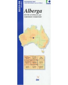 Alberga Topographic Map - SG53-09