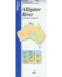 Alligator River Topographic Map - SD53-01