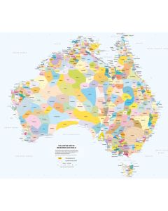 AIATSIS Map of Indigenous Australia Laminated