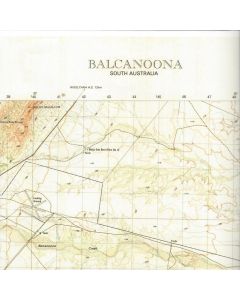 Balcanoona topo map