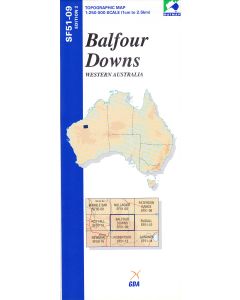 Balfour Downs Topographic Map - SF51-09