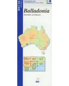 Balladonia Topographic Map - SI51-03
