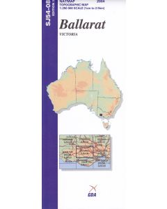 Ballarat Topographic Map - SJ54-08
