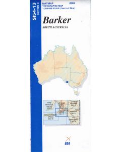 Barker Topographic Map - SI54-13