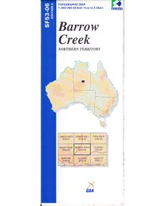 Barrow Creek Topographic Map - SF53-06