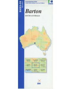Barton topo map 250k