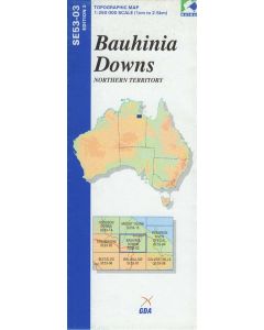 Bauhinia Downs Topographic Map - SE53-03