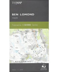 Ben Lomond Topographic Map TK09 - Tasmap