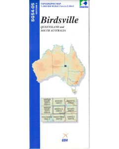 Birdsville Topographic Map - SG54-05