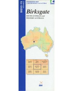 Birksgate Topographic Map - SG52-15 1:250k