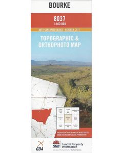 Bourke Topographic Map 100k - 8037