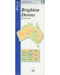 Brighton Downs Topographic Map - SF54-15