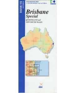 Brisbane Special Topographic Map - SG56-15