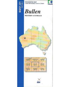 Bullen Topographic Map - SG51-01