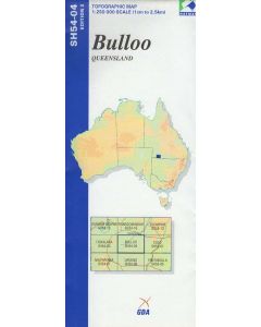 Bulloo Topographic Map - SH54-04