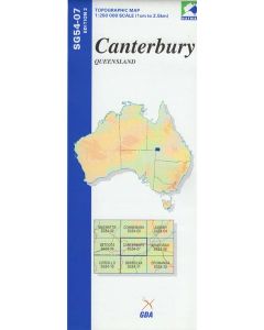 Canterbury Topographic Map - SG54-07