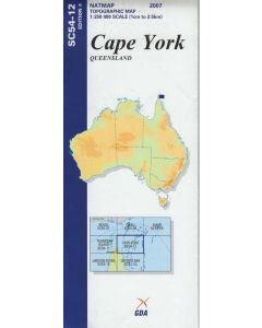 Cape York Topographic Map - SC54-12 1:250,000 Scale