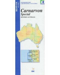 Carnarvon Special Topographic Map - SG49-04