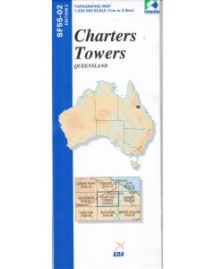 Charters Towers Topographic Map - SF55-02