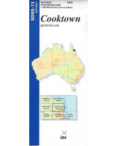 Cooktown topo map