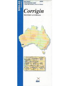 Corrigin Topographic Map 250k SI50-03