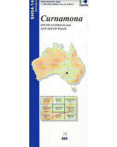 Curnamona Topographic Map