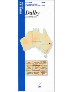 Dalby 250k Topo Map