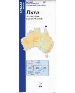 Daru Topographic Map - SC54-08