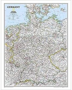 Germany Wall Map National Geographic
