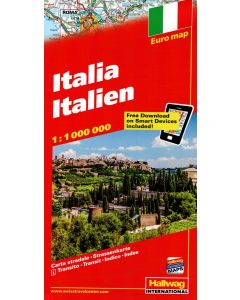 Italy Road Map - Hallwag