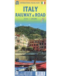 Italy Railway & Road Map ITM