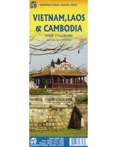 Vietnam Laos Cambodia Map - ITMB