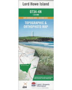 Lord Howe topo map