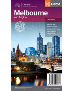Melbourne and Region Map - Hema Maps
