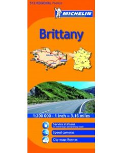 France Regional - Brittany Michelin 