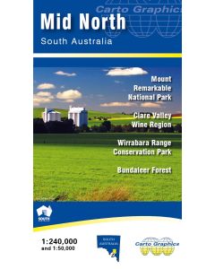 Mid North Map South Australia - Carto Graphics